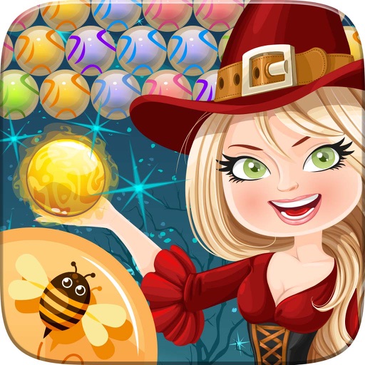 Bubble Spinner Funny Cat Pop Shooter - Addictive Puzzle Witch Action Games icon