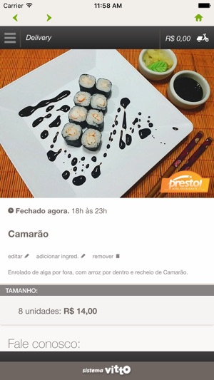 Presto Sushi Delivery(圖4)-速報App