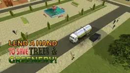 Game screenshot 3D Water Truck Simulator - Road cleaning, plantation and watering simulation game apk