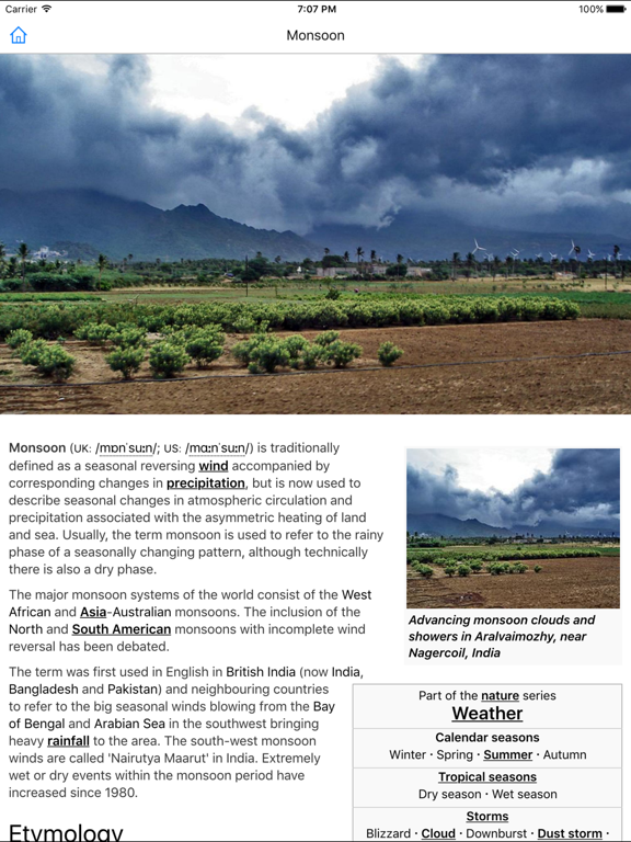 CHI Encyclopedia of Weather iPad screenshot