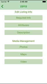Mossy Oak Properties Agent Tools screenshot