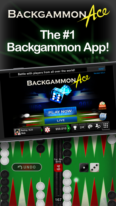 バックギャモン エース -Best Free Backgammon Gameのおすすめ画像1