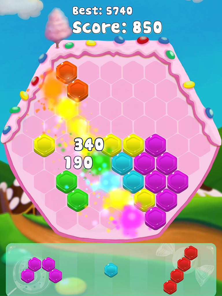 Jelly Crush Hexagon Puzzle Game screenshot 7