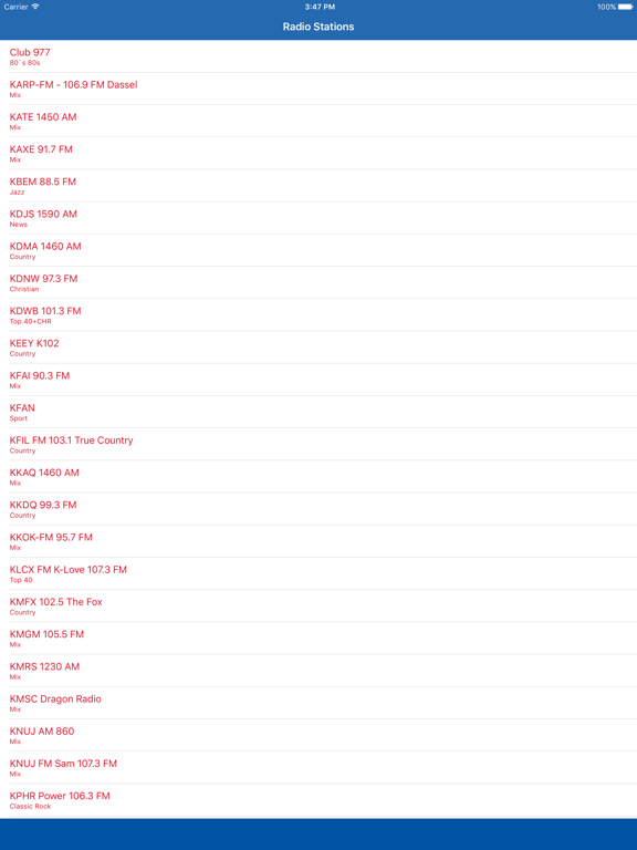 Screenshot #4 pour Radio Minnesota FM - Streaming and listen to live online music, news show and American charts from the USA