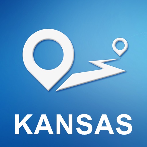 Kansas, USA Offline GPS Navigation & Maps icon