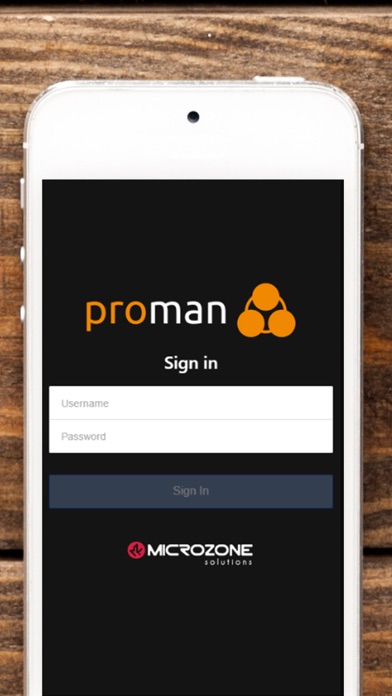 Screenshot #1 pour PROMAN Mobile
