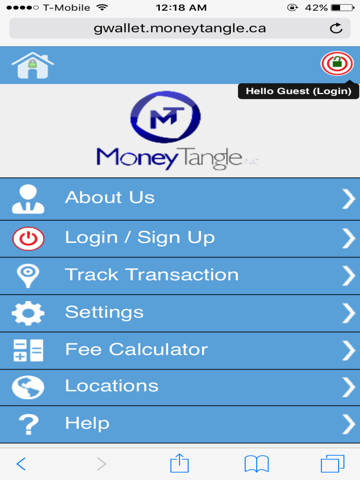 Screenshot #4 pour MoneyTangle Inc. Mobile App