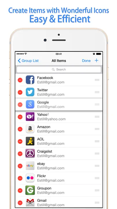 Password Manager Finger Print Lock for iPhone Safe: Screenshot 4 von 5