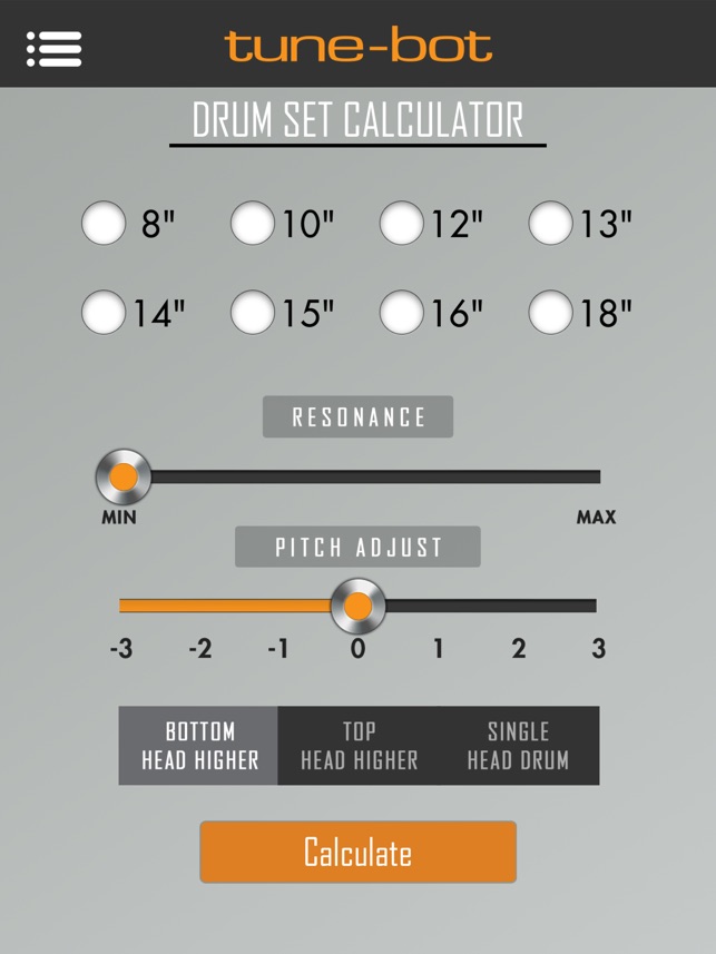 Drum Tuning Calculator on the App Store