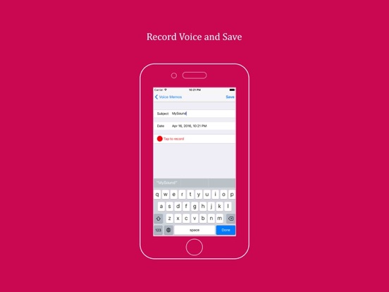 Screenshot #5 pour Voice Memos for All