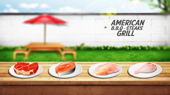 アメリカのバーベキュー ステーキ ・串焼きグリル: 屋外バーベキュー料理シミュレータ無料ゲームのおすすめ画像2