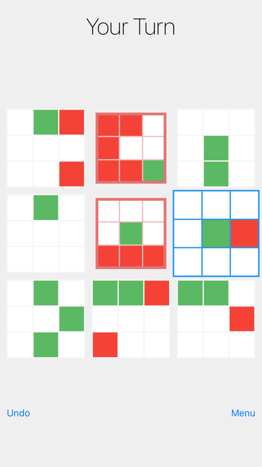 #1. Ultimate Tic Tac Toe! (iOS) Podle: Gwyn Durbridge