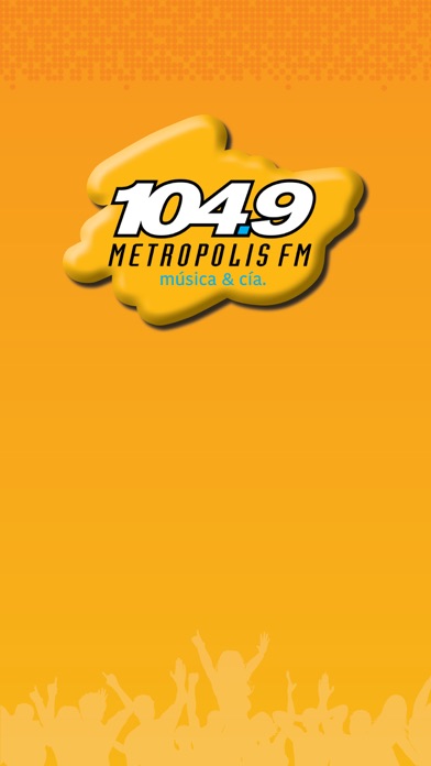 Metrópolis FM 104.9 Uruguay iPhone screenshot 1 - Music app