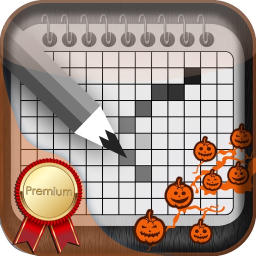 Halloween Japanese Crossword Premium - Most Magical Nonogram Icon