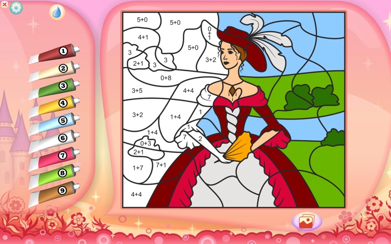Screenshot #1 for Princess Coloring Book +