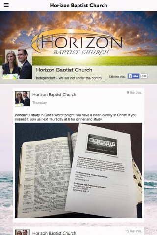 Horizon Baptist Church screenshot 2