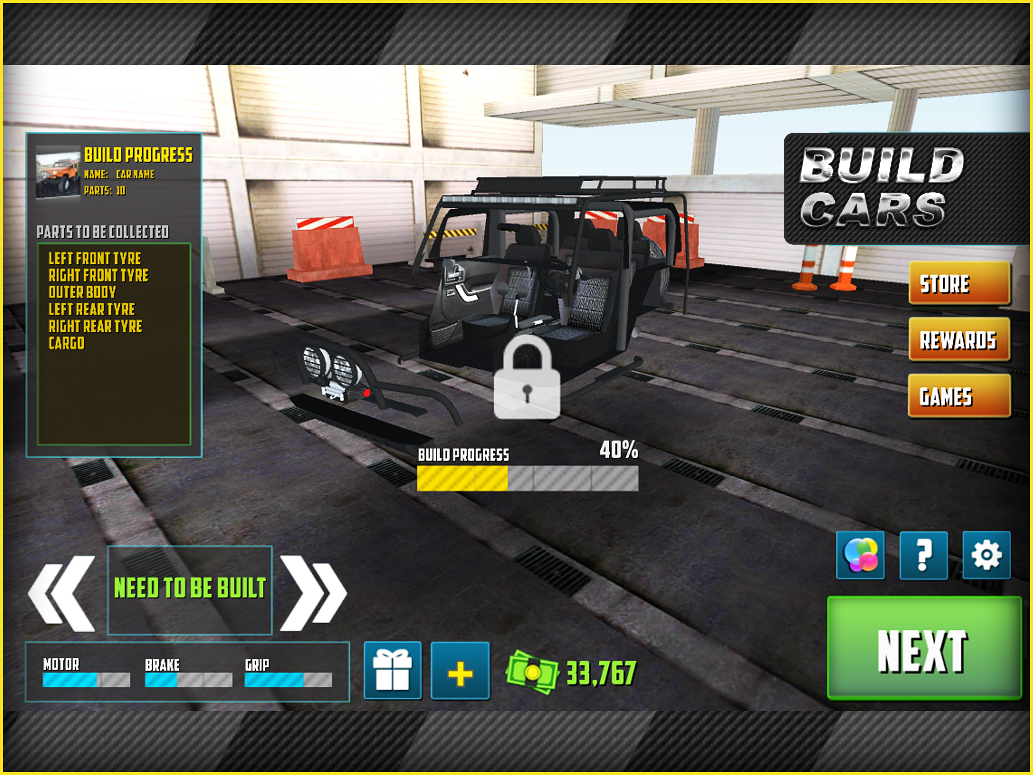 Offroad 4x4 Driving Simulator 3D, Multi level offroad car building and climbing mountains experience screenshot 6
