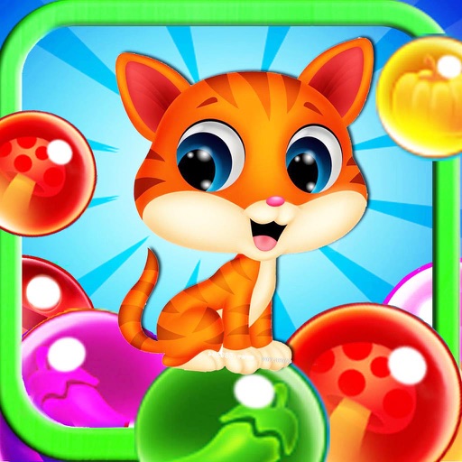 Pop Cat Wizard Bubble - Magic Match Blitz