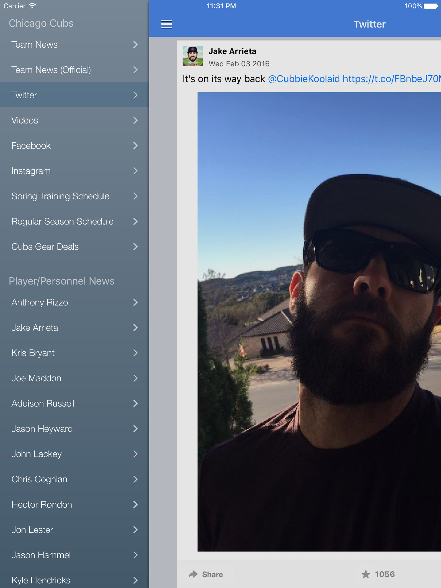 News Surge for Chicago Cubs Baseball Free Edition screenshot 10