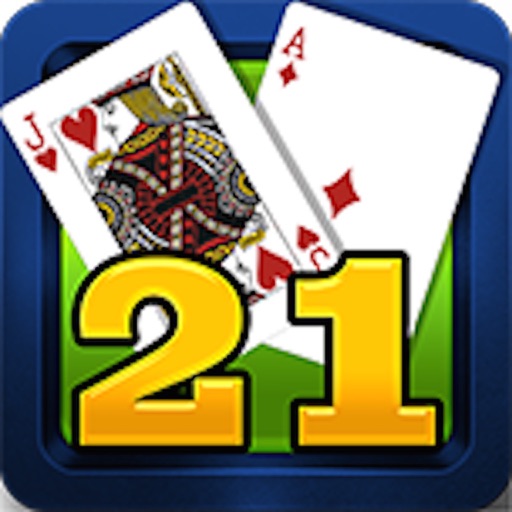 21 Blackjack Vegas Casino Poker Free Card Games Icon