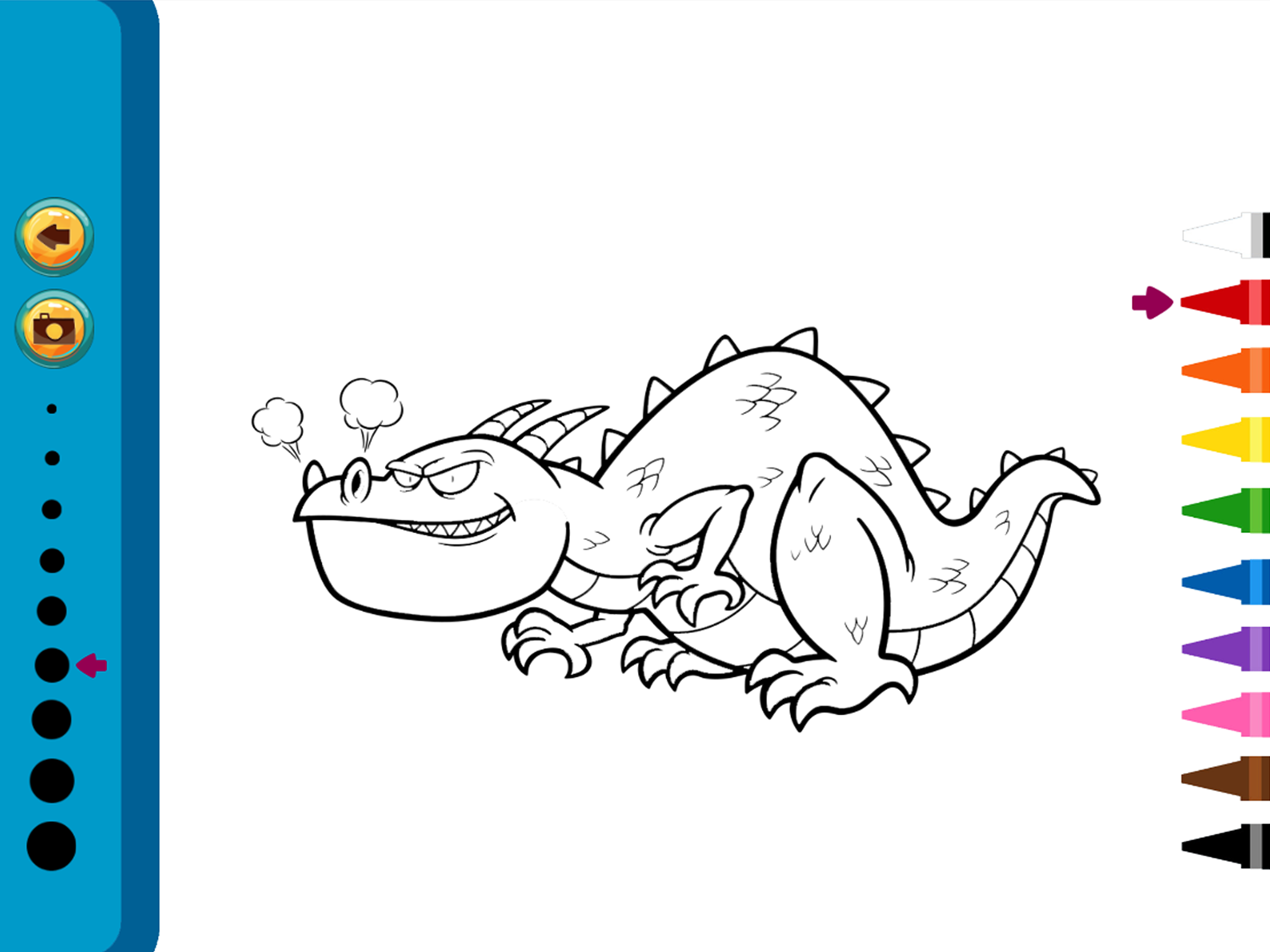 Dragon Coloring Book - Painting Game for Kids screenshot 6
