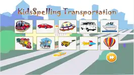 Game screenshot Kids Spelling Transportation apk