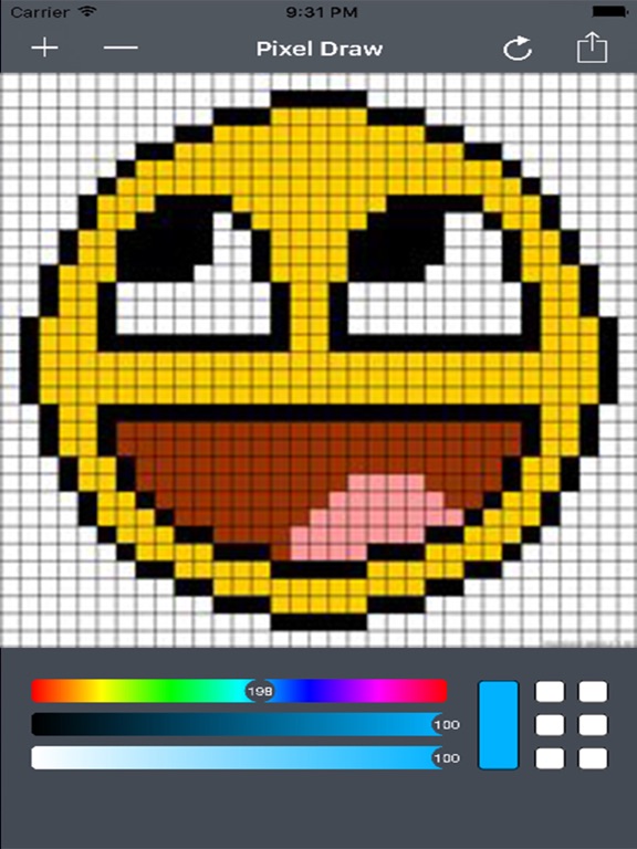 Screenshot #4 pour 8 Bit DrawPad - Make PIxel Art & Drawings