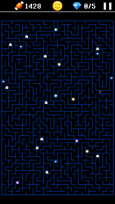 Screenshot #1 pour Emoji Maze fun labyrinth game for teens and adults