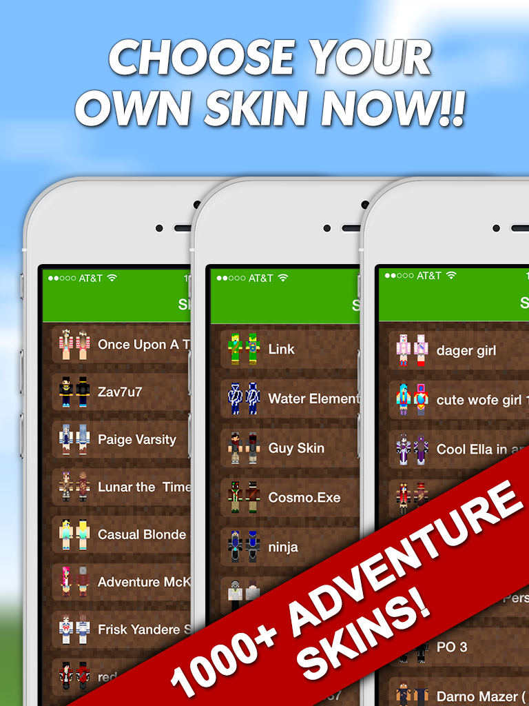 Adventure Skins for Minecraft PE (Pocket Edition) & Minecraft PC screenshot 5