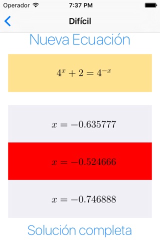 Exponential Equations   ++ screenshot 3