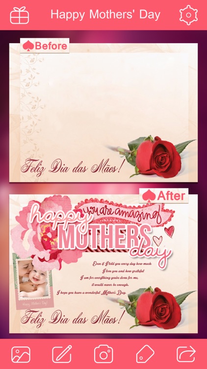Mother's Day Photo Frame.s, Sticker.s & Greeting Card.s Make.r Pro screenshot-4