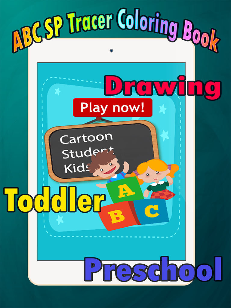 ABC Coloring Book: learn spanish coloring pages preschool games free for kids and toddler any age screenshot 5