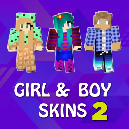 New Girl & Boy Skins for Minecraft PE & PC icon
