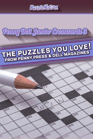 Penny Dell Jumbo Crosswords 3 – More Crosswords for Everyone!のおすすめ画像1