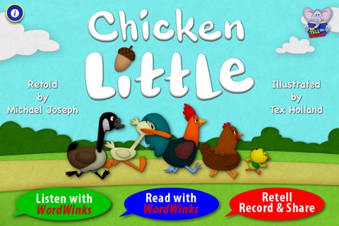 Chicken Little with WordWinks and Retell, Record & Share screenshot 2