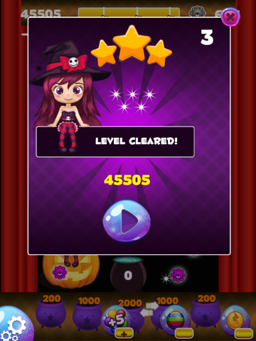 Bubble Candy Shooter Halloween iPad screenshot