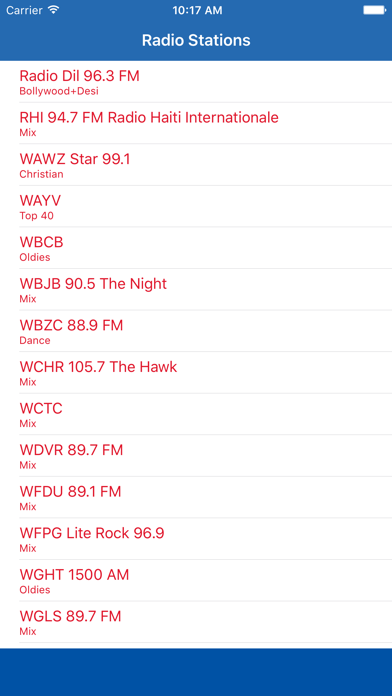 Screenshot #1 pour Radio New Jersey FM - Streaming and listen to live online music, news show and American charts from the USA
