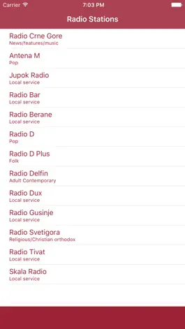 Game screenshot Radio Montenegro FM - Stream and listen to live online music, news channel and show with Montenegrin station player mod apk