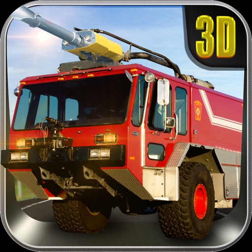 Airport Rescue Truck Simulators – Great airfield virtual driving skills in a realistic 3D traffic environment icon