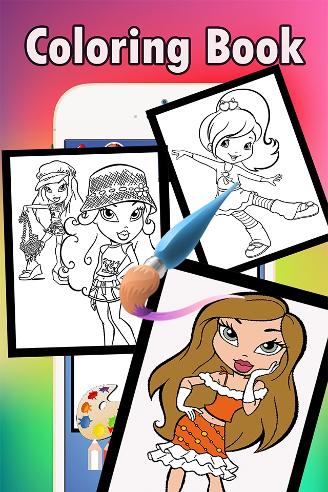 My Little Girl Coloring Book: fun with these coloring pages games free for kids screenshot 2