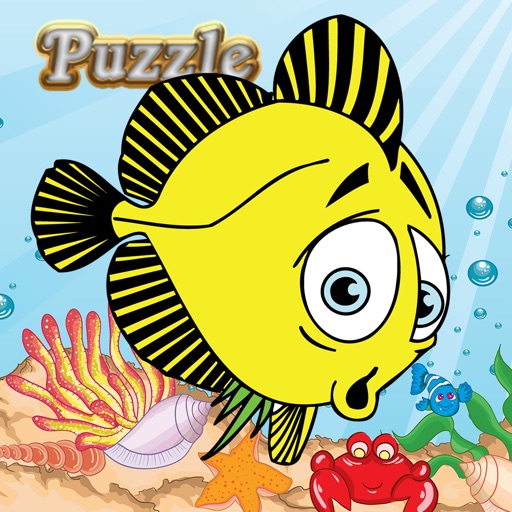 Toddler Sea Fish Jigsaw Puzzle Activity Educational Games icon