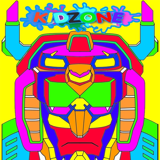 Robot Coloring Book For Kids Free Icon