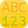 letter abc & 123 for kids : learn to write letters and numbers