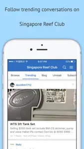 Singapore Reef Club Forum screenshot #1 for iPhone