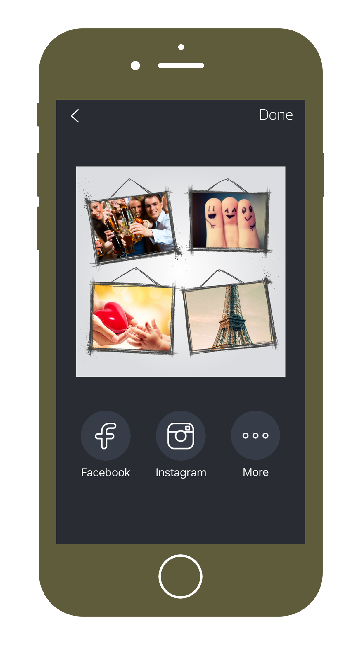 Fast - doodle pic collage maker & music video editor for your moment