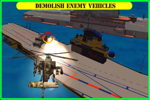 Gunship Helicopter Navy Battle – Battleship in the Pacific Ocean Sea screenshot 3