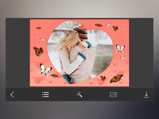 Special Valentine Photo Frames - Instant Frame Maker & Photo Editor iPad screenshot 4 - Photo & Video app