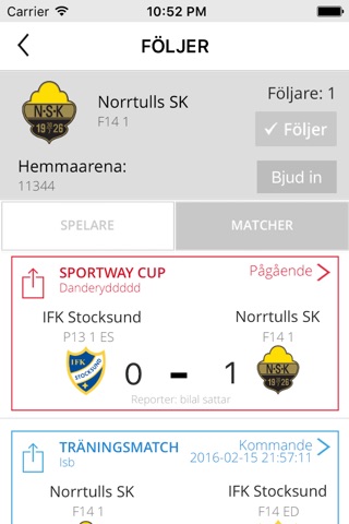 Sportway screenshot 4