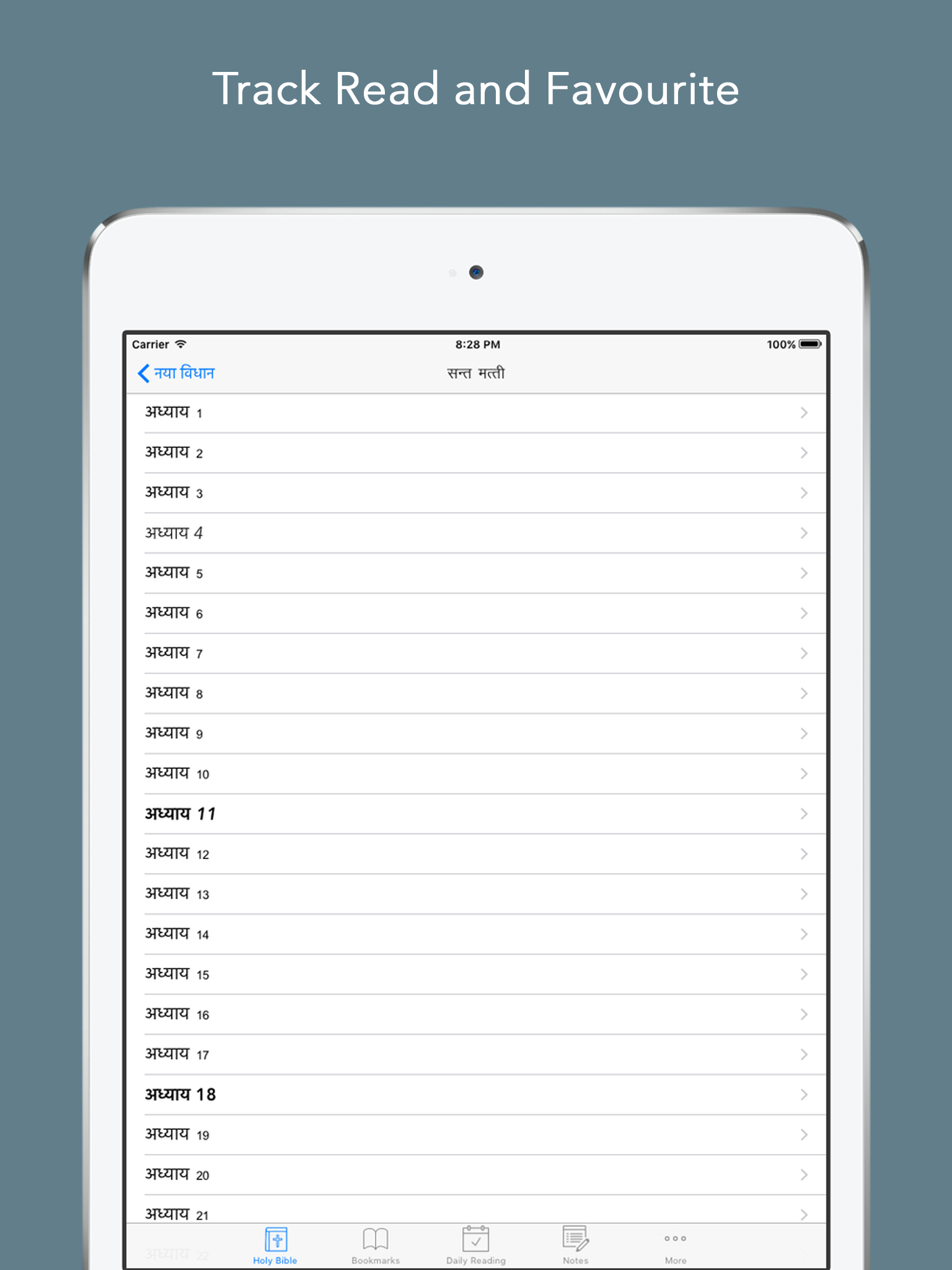Hindi Bible: Easy to use bible app in hindi for daily christian bible book reading screenshot 10