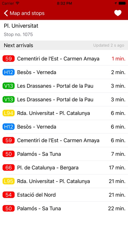 Next bus Barcelona